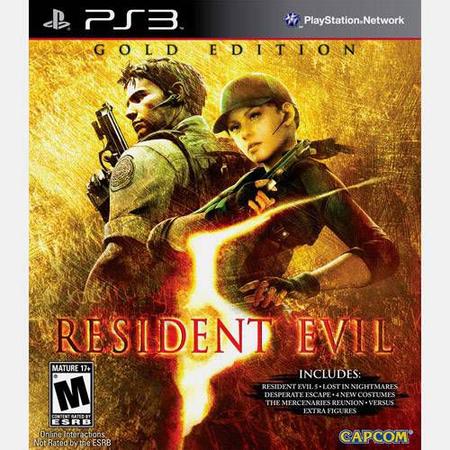 Resident Evil 5 - Gold Edition - Ps3 - CAPCOM - Jogos de Terror - Magazine  Luiza