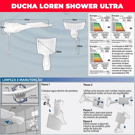Imagem de Resistência Chuveiro Ducha Lorenzetti 220V 6800W Loren Shower Ultra 3065-L