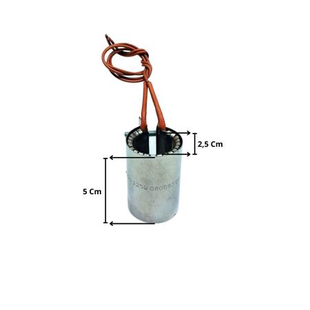 Imagem de Resistencia Elétrica Coleira Mica Injetora 25mm X 50mm 125W 220V Conector Saída Rabicho