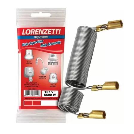 Resitência p/chuveiro Lorenzetti 110V/127V 55000W MDJ3 055-J Imagem de Resitência p/chuveiro Lorenzetti 110V/127V 55000W MDJ3 055-J