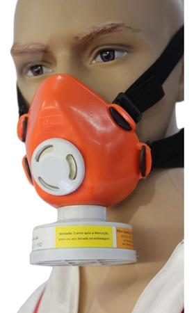 Imagem de Respirador Facial Respirador Pintura Gases E  Vapores