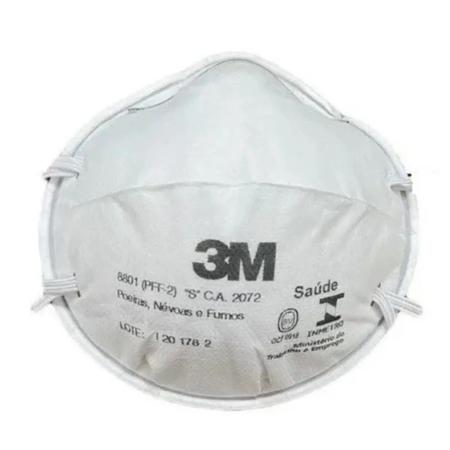 Imagem de Respirador Mascara 3M Pff2  (N95) Modelo 8801 - (KIT 20 Pçs)