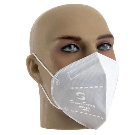 Imagem de Respirador Pff2 Branco Mascara N95 Inmetro Com 50 Unidades