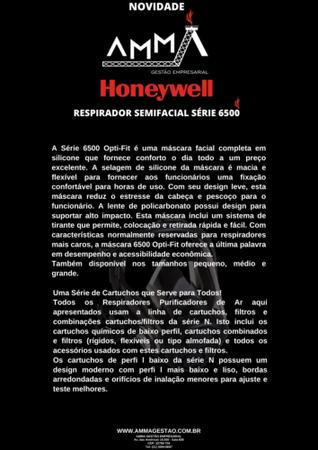 Imagem de Respirador Reutilizável Série 6500 Opti-Fit Honeywell