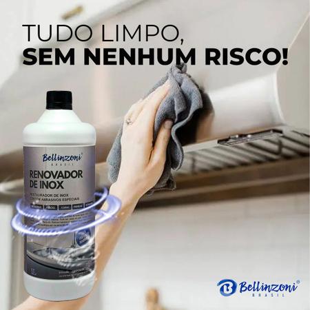 Imagem de Restaurado De Inox Renovador Limpa E Dá Brilho Bellinzoni 1l