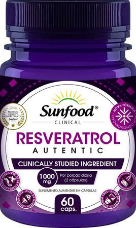 Imagem de Resveratrol Autentic 1000mg 60 Cápsulas - Sunfood