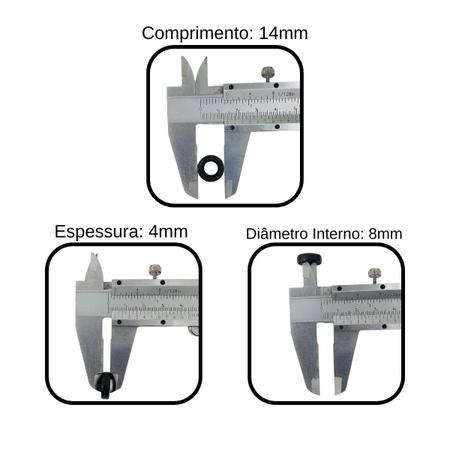 Retentor 8X14X4MM do Motor BFG(E) 15.0cv Buffalo Original Imagem de Retentor 8X14X4MM do Motor BFG(E) 15.0cv Buffalo Original