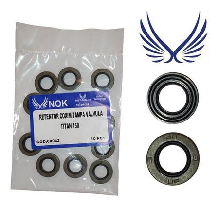 Retentor Coxim Tampa De Cabeçote (válvula) Titan 150 10 Un - NQK Imagem de Retentor Coxim Tampa De Cabeçote (válvula) Titan 150 10 Un