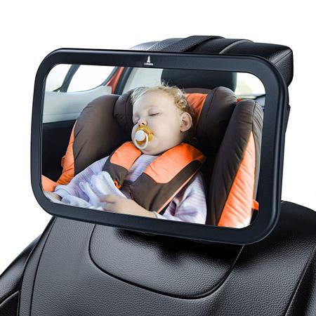 Espelho do bebê do carro - 360°rotation bebê para carro - Espelhos voltados  para a frente do banco para bebês, espelho retrovisor segurança para  crianças no banco traseiro para Comfrey