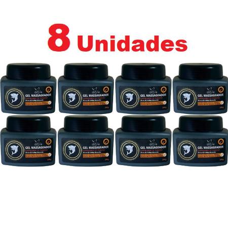 Imagem de Revenda Atacado 8 Gel Massageador Cartilagem de Tubarão 240g Arnica Alecrim Copaíba