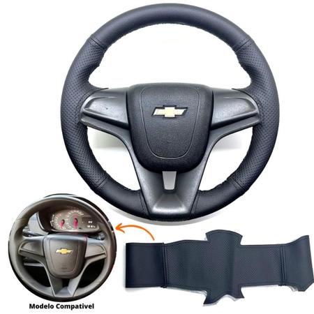 Imagem de Revestimento Couro Volante De Borracha Chevrolet Sonic Lt 2012 2013 2014