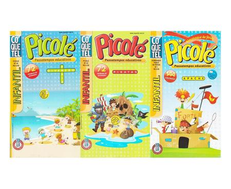 Kit 30 Revistas Picolé Colorir Jogos e Atividades Educativas Ideal Para  Lembrancinha Aniversário - Coquetel - Outros Livros - Magazine Luiza