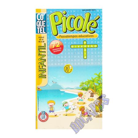 Kit 30 Revistas Picolé Colorir Jogos e Atividades Educativas Ideal Para  Lembrancinha Aniversário - Coquetel - Outros Livros - Magazine Luiza