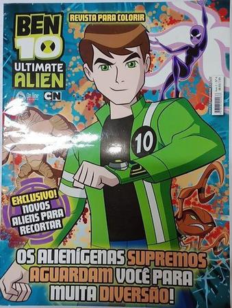 Revista Para Colorir Ben 10 Ultimate Alien Ed. 2 - Online Editora