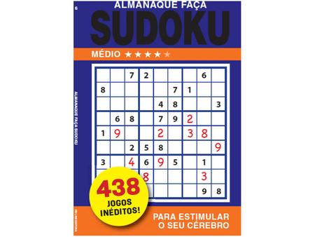Revista Passatempo Almanaque Faça Sudoku Nível Médio On Line Editora -  Livros de Entretenimento - Magazine Luiza