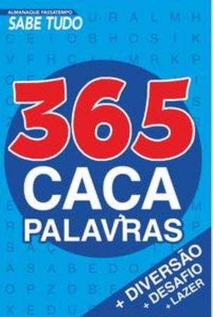 Imagem de Revista Passatempo Almanaque Sabe tudo: 365 caça palavras