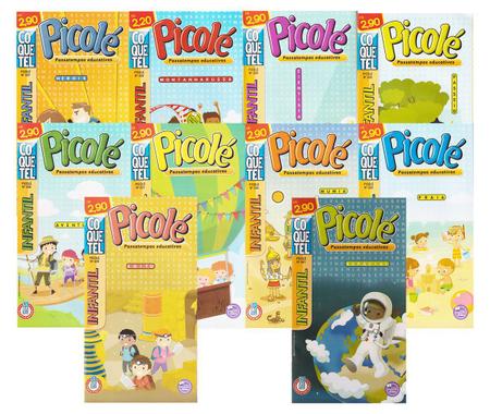 Kit 3 Revista Infantil Picolé Vamos Brincar Passatempos Colorir Jogos e Atividades  Educativas - Coquetel - Outros Livros - Magazine Luiza