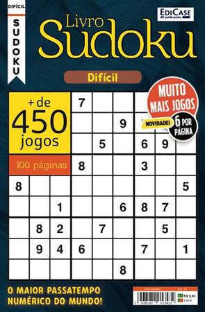 Sudoku Letras e Números 27 Jogos Edição 03 - Edi Case - Editora Case - Spot  - Magazine Luiza