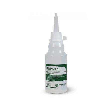 Imagem de Rialcool Alcool 70% Antisseptico 100 ML KIT COM 2 UNIDADES