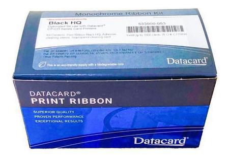 Imagem de Ribbon Datacard Preto k 533000-053 P/ CD800