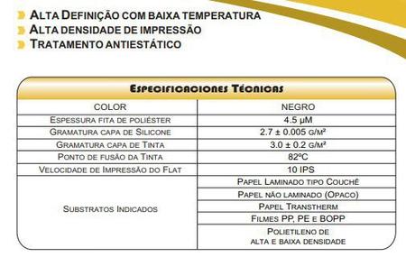 Imagem de Ribbon Mastercorp K115 Cera/Resina 110x450M - 1 Unidade