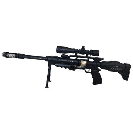 Rifle Brinquedo Arma Espingarda Com Mira Sniper De Caça Nerf