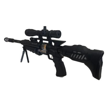 Rifle Brinquedo Arma Espingarda Com Mira Sniper De Caça Nerf