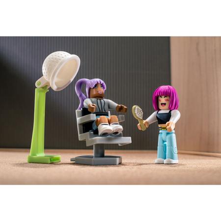 Roblox - 2 Bonecos De 7cm - Brookhaven Hair And Nails