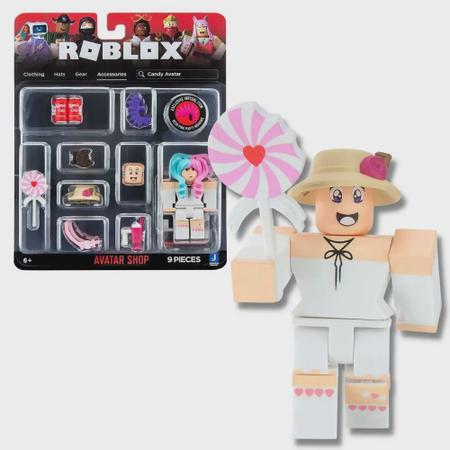 Kit roblox 4 personagens mais acessorios. no Shoptime