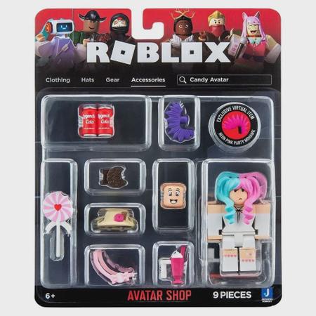 Kit roblox 4 personagens mais acessorios. no Shoptime