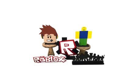 kit roblox 6 displays de mesa de 20cm por 30 reais mdf