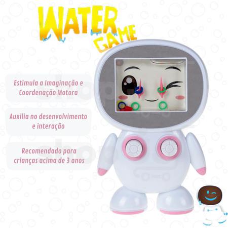 Jogo De Aquaplay Do Robô 14 Cm De Plástico Rosa - Art Brink