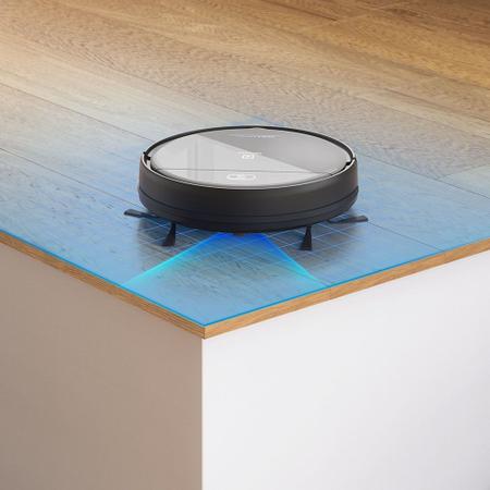 Imagem de Robô Aspirador de Pó Electrolux 3 em 1 com Sensor Antiqueda Experience até 2h20 min Cinza (ERB20)
