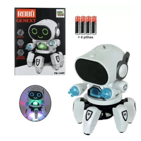 Brinquedo Robô Inteligente com Luz e Som Toyng - 43724 - Shop Macrozao