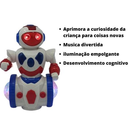 Robo Dançarino Infantil Dance Brinquedo Com Luz Som