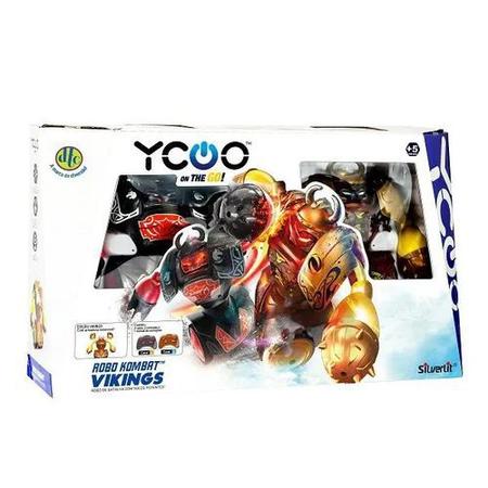 Robos Vikings Silverlit Armadura Jogo de Luta Acessórios em