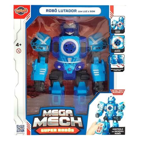 Figura de Ação - Robô com Luz e Som - Mega Mech - Toyng