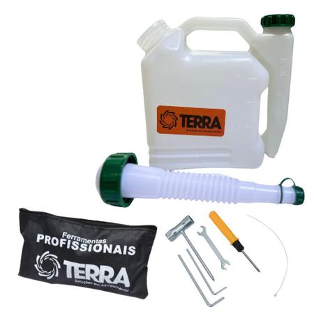 Roçadeira Profissional GR520XP Terra Á Gasolina 2T 52cc 2,5HP Com Cabeçote Nylon e Lâmina Circular de Vídia 40 Dentes + KIT EPI C/ Abafador de Ruído, Óculos e Luva de Tecido + ÓLEO 2 TEMPOS TOYAMA Imagem de Roçadeira Profissional GR520XP Terra Á Gasolina 2T 52cc 2,5HP Com Cabeçote Nylon e Lâmina Circular de Vídia 40 Dentes + KIT EPI C/ Abafador de Ruído, Óculos e Luva de Tecido + ÓLEO 2 TEMPOS TOYAMA