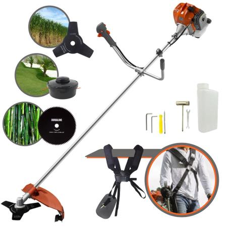 Roçadeira Profissional Lateral Tekna RL520ACN-TK Á Gasolina 2T 52cc 2HP + Faca 80 Dentes Duraline 255mm 1,5mm - 255258OJU Imagem de Roçadeira Profissional Lateral Tekna RL520ACN-TK Á Gasolina 2T 52cc 2HP + Faca 80 Dentes Duraline 255mm 1,5mm - 255258OJU