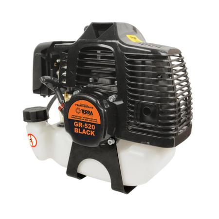 Roçadeira Terra Profissional GRH520 - Black Á Gasolina 52cc 2,5Hp Completa Com Faca 2 Pontas e Carretel Nylon + ÓLEO TOYAMA 2T Imagem de Roçadeira Terra Profissional GRH520 - Black Á Gasolina 52cc 2,5Hp Completa Com Faca 2 Pontas e Carretel Nylon + ÓLEO TOYAMA 2T