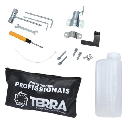 Roçadeira Terra Profissional GRH520 - Black Á Gasolina 52cc 2,5Hp Completa Com Faca 2 Pontas e Carretel Nylon + ÓLEO TOYAMA 2T Imagem de Roçadeira Terra Profissional GRH520 - Black Á Gasolina 52cc 2,5Hp Completa Com Faca 2 Pontas e Carretel Nylon + ÓLEO TOYAMA 2T