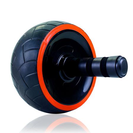 Imagem de Roda Abdominal Ab Wheel Exercicios Abdominais Lombar Fitness Treino Academia Musculação