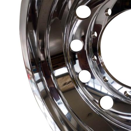 Imagem de Roda de Aluminio Polimento Interno p/Carreta 22,5 x 8,25
