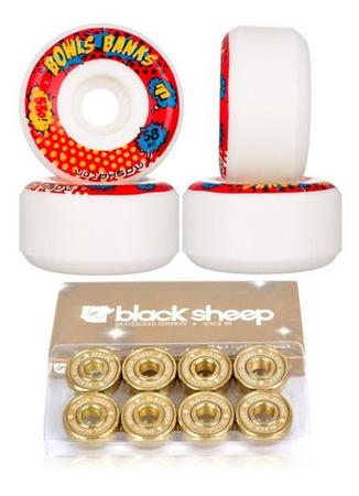 Imagem de Roda Moska 58mm Bowl Banks + Rolamento Gringo Black Sheep