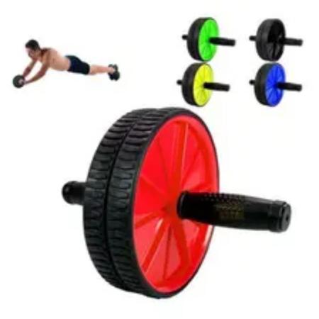 Imagem de Roda Rodinha Rolo Para Exercícios Abdominal Lombar Ombros Treino Em Casa Academia Fitness