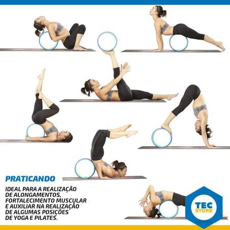 Roda Anel Pilates Yoga PY Magic Wheel Flow Circle Arco Exercícios Verde com  Preto - MBFit - Pilates e Yoga - Magazine Luiza