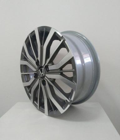 Imagem de Rodas Aro 15 Honda City BRW 1350 4x100 Grafite Diamantada