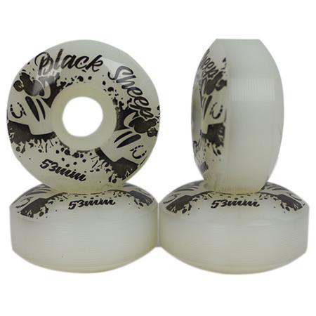 Imagem de Rodinha Skate Roda Black Sheep 53mm e  Jogo Rolamento Abec 1