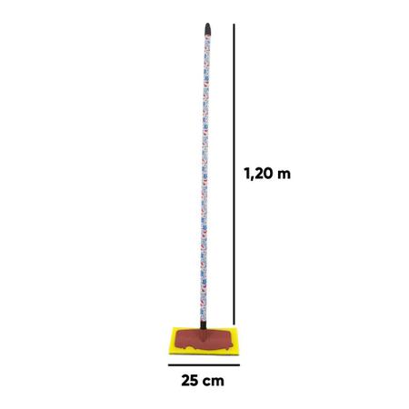 Imagem de Rodo Limpa Azulejo Plástico com Cabo Dúplas