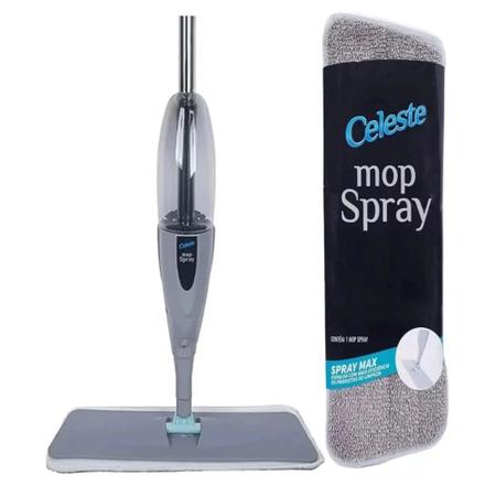 Imagem de rodo limpeza mop spray limpeza vassoura esfregao  vidros chão cozinha casa  top pisos